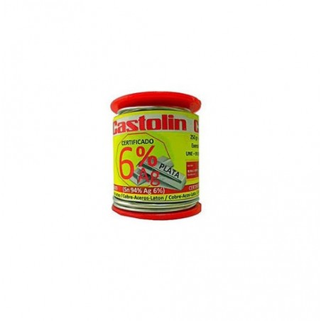 CARRETE CERTIFICADO 250gr ESTAÑO Y 6% PLATA