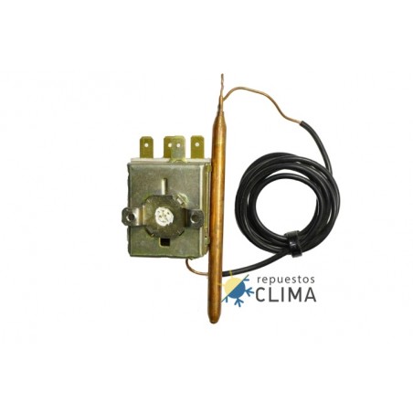 TERMOSTATO REGULACION FIJO 40ºC 1000MM CU PVC 3F 6.5X95