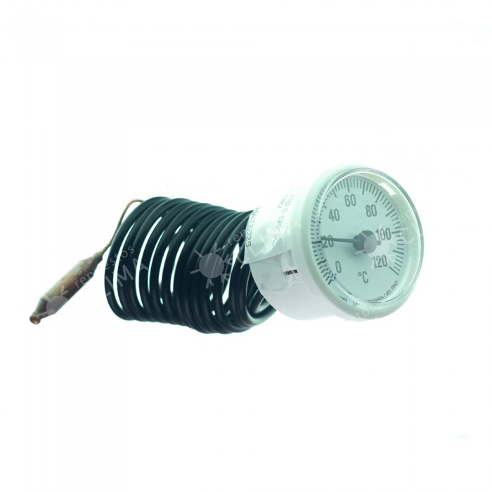 TERMOMETRO CIRCULAR 37Ø 0-120ºC 1000mm CON BULBO