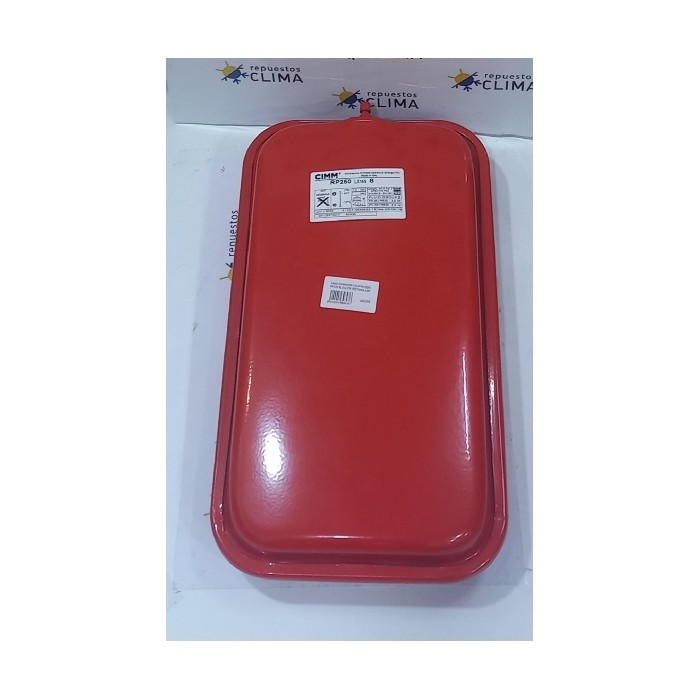 VASO EXPANSION CALEFACCION RP250 8L G1/2"M RECTANGULAR