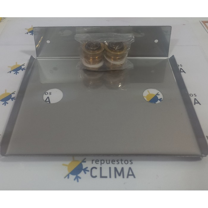 SOPORTE G-4 160mm INOX CON RACORES 7/8"