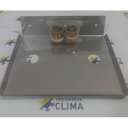 SOPORTE G-4 160mm INOX CON RACORES 7/8"