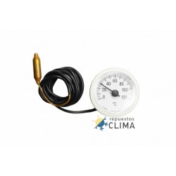TERMOMETRO CIRCULAR 40Ø 0/120ªC 1000MM PVC