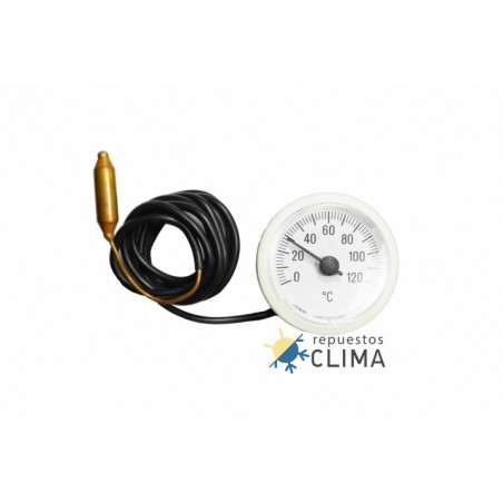 TERMOMETRO CIRCULAR 40Ø 0/120ªC 1000MM PVC