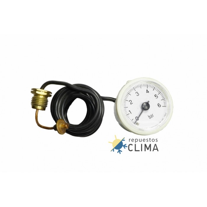 MANOMETRO CAPILAR 40Ø 6BAR 1/4"G 1500mm