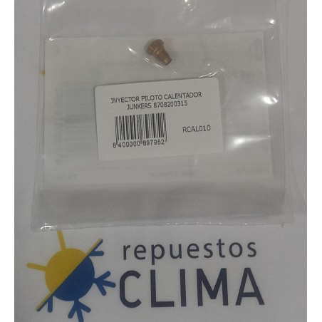 INYECTOR PILOTO CALENTADOR JUNKERS 87082003150