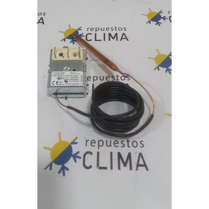 TERMOSTATO REGULACION FIJO 60ºC CAPILAR 1,5mts LASIAN