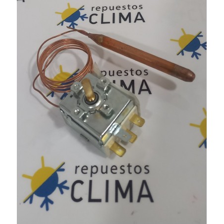 TERMOSTATO REGULABLE TR2 0/40ºC IMIT CAPILAR 1mts BULBO COBRE