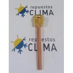 VAIAN TERMOSTATO 7x8 100MM COBRE CON TOMA LATON 1/2"