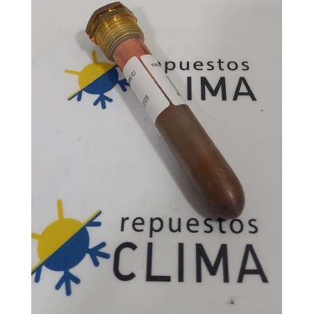 VAINA TRIPLE 15x16 100MM COBRE CON TOMA LATON 1/2"