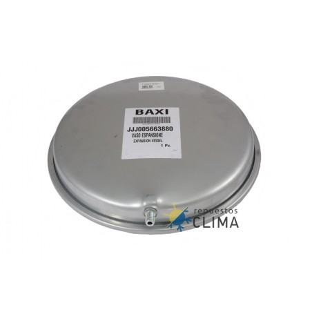 VASO EXPANSION CALEFACCION 8L 400Ø 1/4M PARA COINTRA/BAXI
