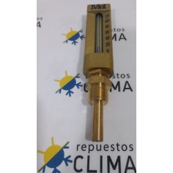 TERMOMETRO CAPILLA RECTO A-110 1/2 GAS 0/120ºC L-50