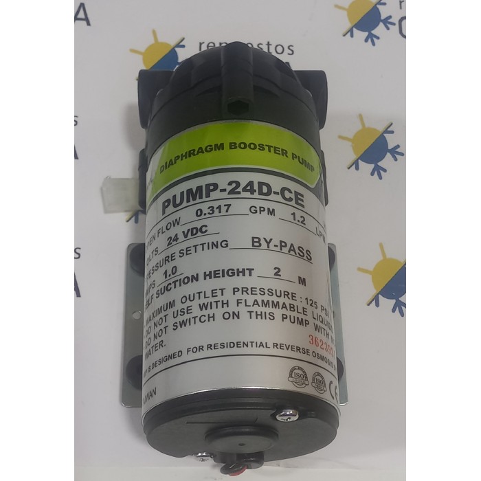 BOMBA PRESION GENIUS 50GPD CON TRANSFORMADOR ATH