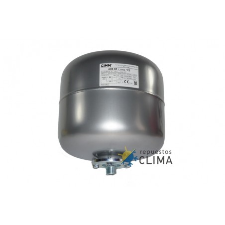 VASO EXPANSION ACS CE 12L G3/4"M 8BAR CIMM