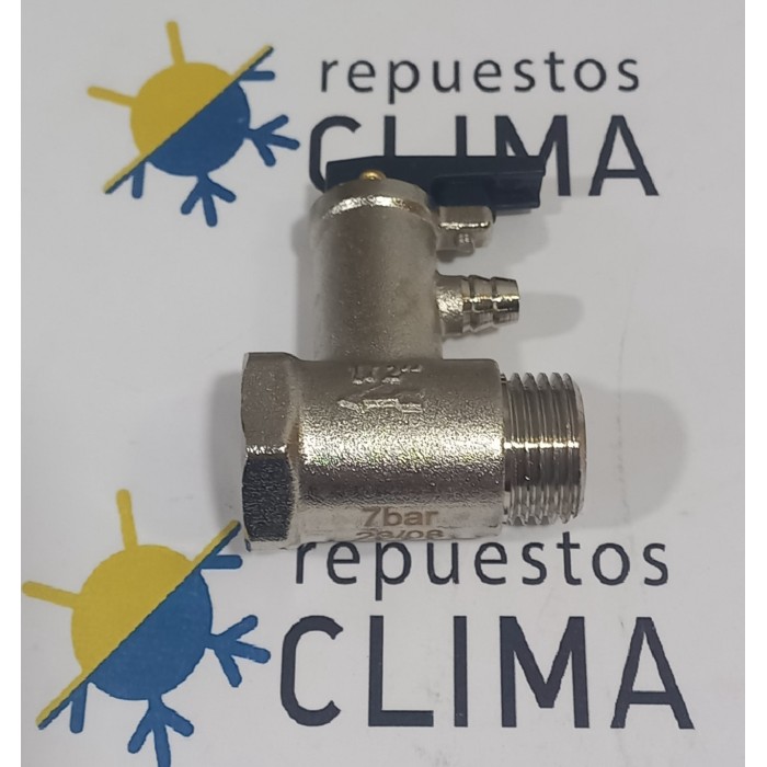 VALVULA SEGURIDAD PARA TERMO 1/2 - 7 BAR