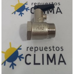 VALVULA SEGURIDAD PARA TERMO 1/2" M-H 8KG