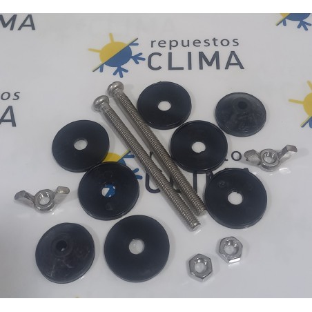 JUEGO TORNILLOS TAZA-CISTERNA INOX