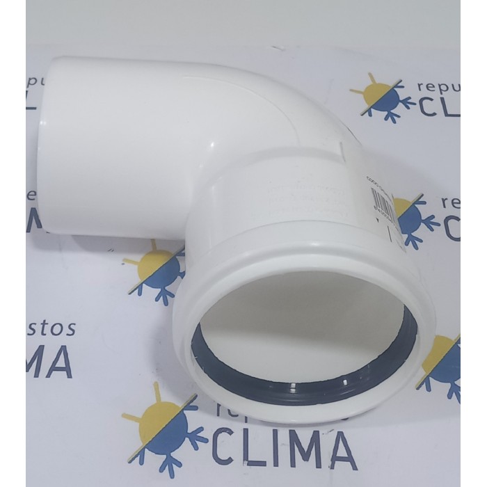 CODO CHIMENEA COND 87ª Ø80
