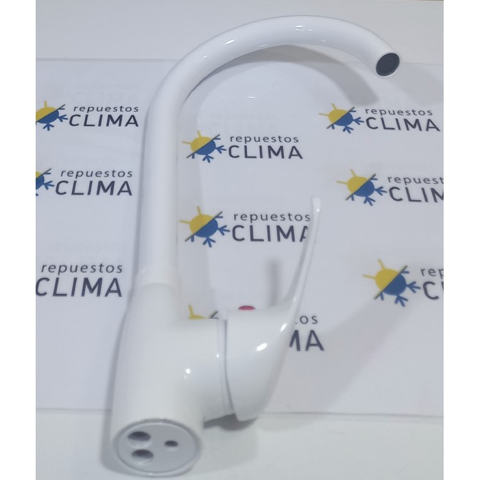 GRIFO MONOMANDO FREGADERO VERTICAL ENKEL BLANCO