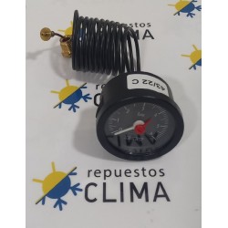 MANOMETRO CAPILAR Ø52 6BAR 1500MM CU PVC 1/4G E/N A/N IMIT