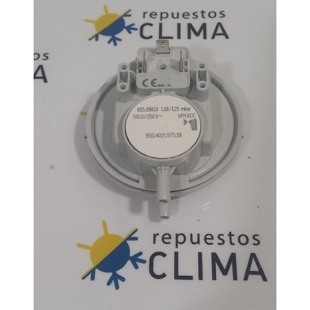 PRESOSTATO HUMOS 32 KW/GREEN BIASI 28KW
