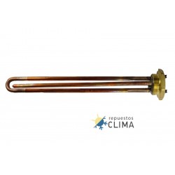 RESISTENCIA ELECTRICA TERMO 1500W. 230V.-R 1 1/4"-L-300mm
