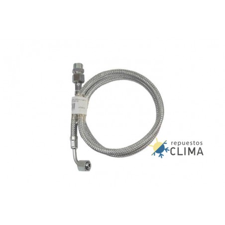 LATIGUILLO GASOIL 1000mm H 3/8" x H 1/4" CODO 90ª