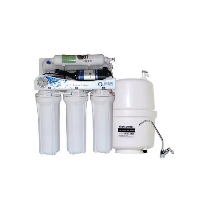EQUIPO OSMOSIS 5 ETAPAS PURE FIVE CON BOMBA