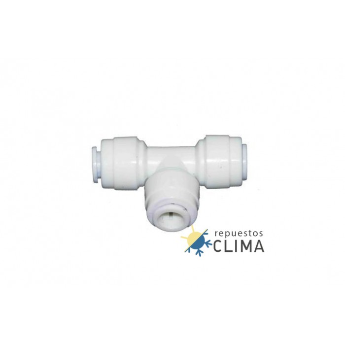 CONECTOR T BOCAS IGUALES 1/4 QUICK