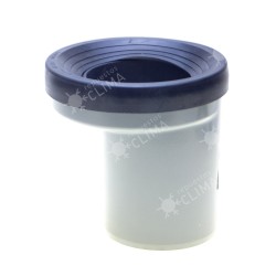 MANGUITO INODORO PVC EXCÉNTRICO Ø90 (Con junta labiada)