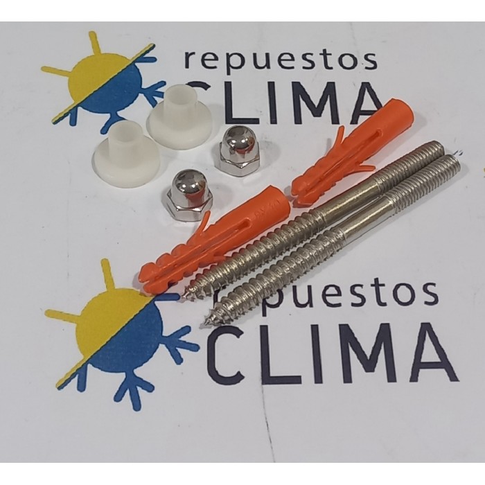 CONJUNTO TORNILLOS INOXIDABLE VERTICAL INODORO M6x7