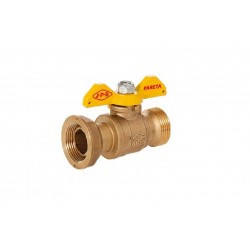 LLAVE RECTA M 1.1/4 x 1.1/4 H DN25 PARA CONTADOR CON MARIPOSA