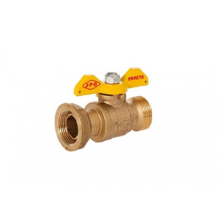 LLAVE RECTA M 1.1/4 x 1.1/4 H DN25 PARA CONTADOR CON MARIPOSA
