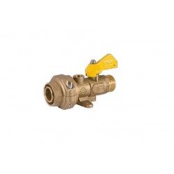LLAVE M 3/4 PE20 CON CONEXION TUBO POLIETILENO Y CON PATAS
