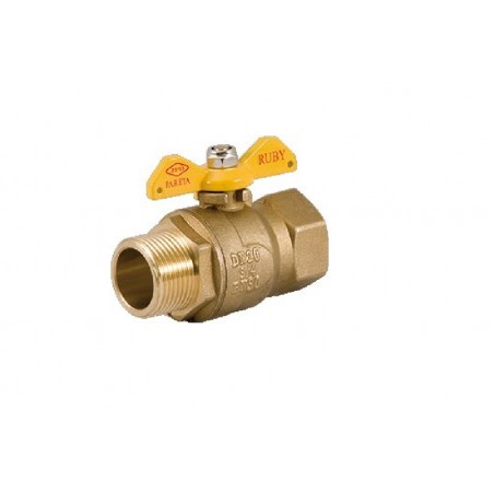 LLAVE RUBY M 3/4 x 3/4 H MONTANTE O LINEA CON MARIPOSA