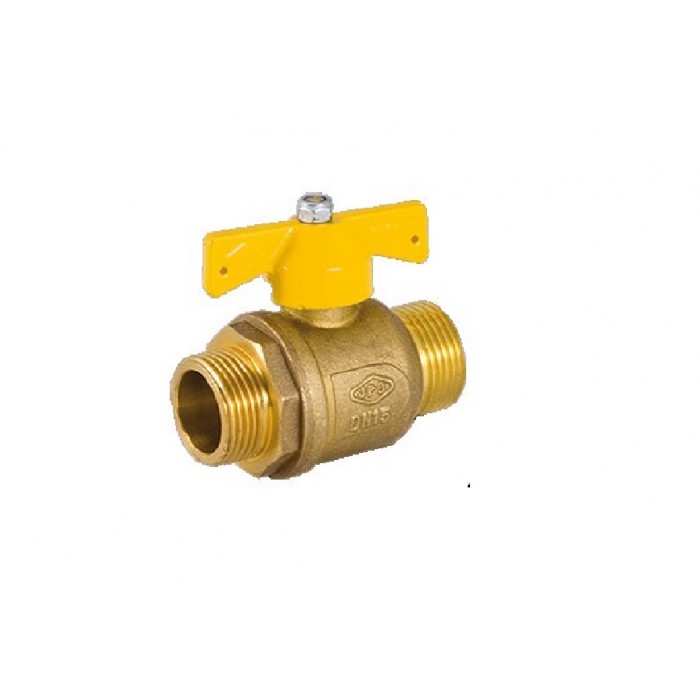LLAVE RECTA M 3/4 x 3/4 M PASO TOTAL CON MARIPOSA