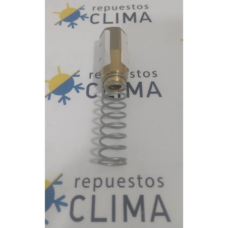 VALVULA PIE GASOLEO DOBLE BOLA 3/8" H