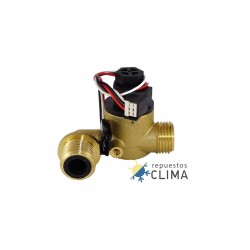 FLUJOSTATO ROTATIVO ACODADO CCON CABLE 1/2" M