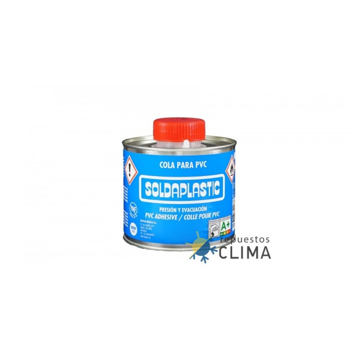 ADHESIVO PVC SOLDAPLASTIC 500cc PINCEL