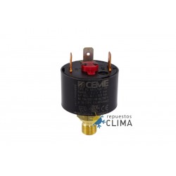 PRESOSTATO SEGURIDAD CEME PC5411 G 1/8" 0,2/6 Bar