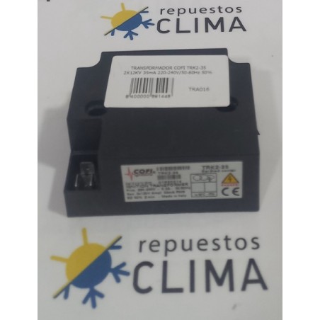 TRANSFORMADOR COFI TRK2-35 2X12KV 35mA 220-240V/50-60Hz 50%