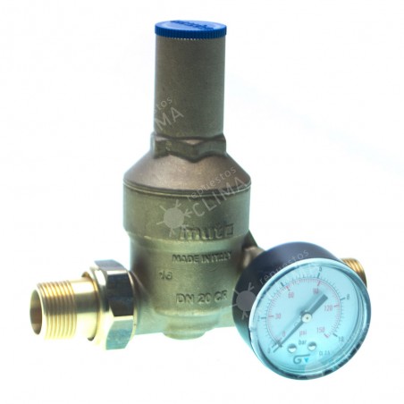 REDUCTOR DE PRESION RP-34 CON RACORES Y MANOMETRO