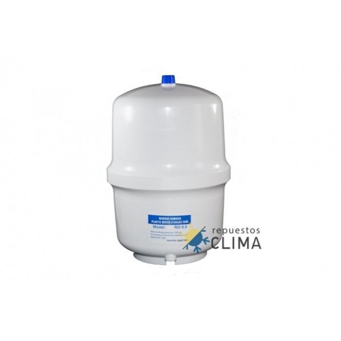 DEPÓSITO PRESURIZADO 3,2 GAL DE PLÁSTICO